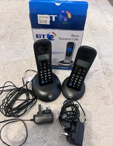 BT 2200 Cordless Digital Handset Phone with Nuisance Call Blocker X2 - Zdjęcie 1 z 4