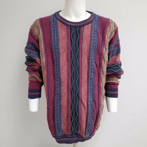 Cotton Trader Vintage 90s Hip Hop Textured Sweater 2x - Picture 1 of 8