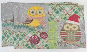 SET OF 4 TAPESTRY PLACE MATS 13x18 CHEF BIBB COLLECTION BRAND TWO OWLS - Picture 1 of 13