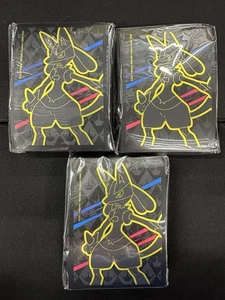 3x 65 Ct Lucario V Star Zenith Card Sleeves Sealed Pokemon NIP - Bild 1 von 3
