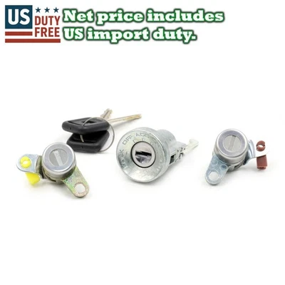 Fit Isuzu Pickup Truck KB42 TFR 1986-96 Ignition Switch Cylinder & Door Lock Set - Image 1 of 4