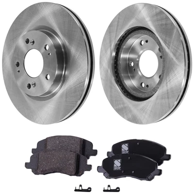 Kit de rotores y pastillas de disco de freno delantero para Mitsubishi Eclipse 2010 2011 2012 Foto 1 de 4