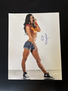 AJ Lee Signed 11X14 Photo JSA COA Sticker Only Sexy Authentic Autograph WWE AEW - Picture 1 of 2