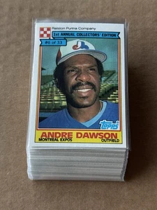 1984 Ralston Purina Andre Dawson #6 Lot Of 52 NM-MINT - Bild 1 von 1