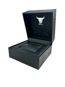 Ingersoll Bison Uhr Uhrenbox schwarz Box Etui Packung Gehäuse - NEU - Bild 1 von 7
