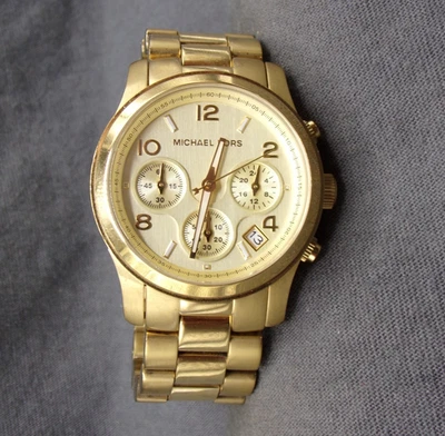 Women's MICHAEL KORS "Runway" Watch MK-5055 w/ New Battery - Works Great! -b71 - Image 1 of 4