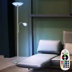 RGB LED Steh Leuchte Ess Zimmer Decken Fluter Glas Stand Lampe FERNBEDIENUNG