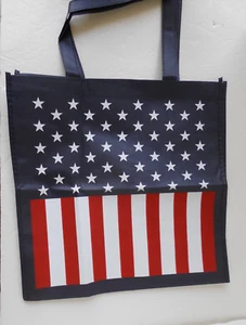 PATRIOTIC 'TUNNEL TO TOWERS FOUNDATION' GROCERY TOTE 14.5"X14.5"X6.5" ~ NEW - Picture 1 of 2