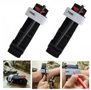 2x Military Red tip CAT tourniquet unwrapped Israeli Bandage gloves first aid GG - Bild 1 von 8