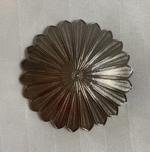 Vintage Liebo Kleid/Schalclip, silberfarben Sunburst - Bild 1 von 6