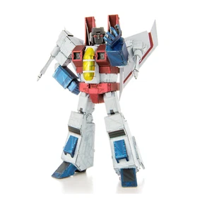 Metal Earth Fascinations Starscream in Color 3D Metal Jigsaw Puzzle Model Kit - Picture 1 of 8