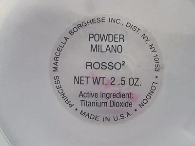 BORGHESE POWDER MILANO -  LOOSE FACE POWDER - ROSSO - 2.5 OZ - NEW IN BOX - Image 1 of 2