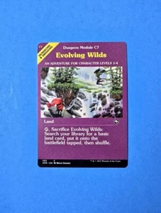 1x Evolving Wilds Adventures in the Forgotten Realms Mtg Magic Card 353 Module - Picture 1 of 2