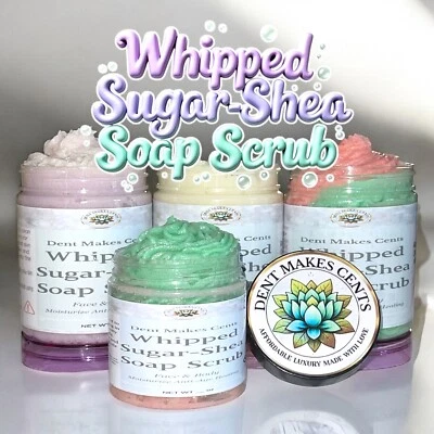 Whipped Sugar Shea Soap Scrub (4oz) with FREE GIFT WHILE SUPPLIES LAST! - Image 1 of 4