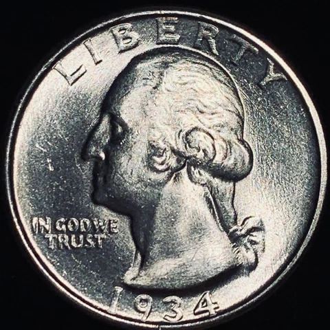 1934 WASHINGTON QUARTER **EXTREME RARITY SUPERB GEM DDO!  MUST SEE PICTURES  $$ Cover