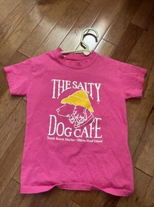 Girls Salty Dog Cafe Hilton Head Island South Beach Youth Xs Pink - Picture 1 of 1
