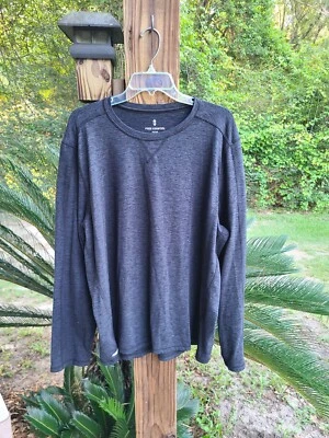 Camisa para hombre Free Country Micro-Tech manga larga negra talla XXL (50-52) USADA EN EXCELENTE ESTADO Foto 1 de 4