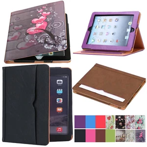 iPad 9.7 6th Generation 2018 Soft Leather Smart Cover Case Sleep Wake For Apple - Picture 1 of 29