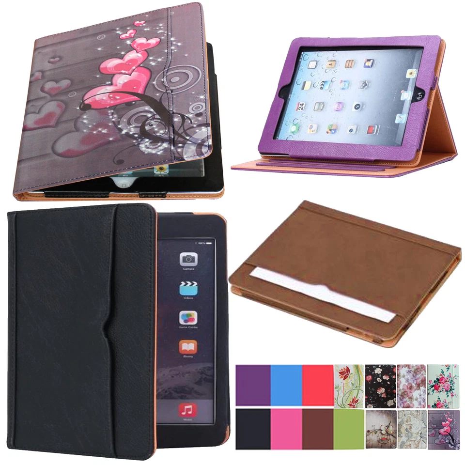 iPad 9.7 6th Generation 2018 Soft Leather Smart Cover Case Sleep Wake For Apple - Image 1 of 1