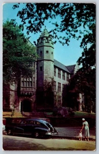 Verwaltungsgebäude, Youngstown College, Youngstown Ohio, alte Postkarte - Bild 1 von 2