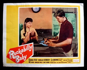 ROCKABILLY BABY-1957 Lobby Card Poster-Virginia Field-Douglas Kennedy-Les Brown - Picture 1 of 1