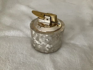 Vintage Ronson Varaflame Luralite Table Top Lighter Silver Mid Century Modern - Picture 1 of 10