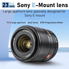 Viltrox 23mm f1.4 Autofokus APS-C Prime Lens with Large Aperture for Sony E