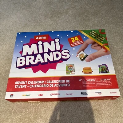 Zuru Mini Brands 2024 Advent Calendar Limited Edition 24 Mystery Collectibles - Image 1 of 4