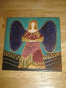 Merry Miller Designs Piastrella ceramica dipinta a mano angolo 6" #3 - Foto 1 di 2