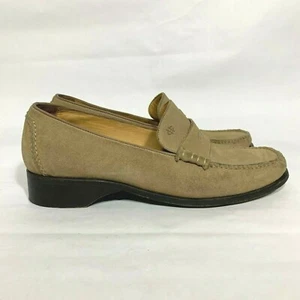 Cole Haan Country Sz 8B Leather Loafers Women Tan Comfort Flats Made in Brazil - Picture 1 of 11