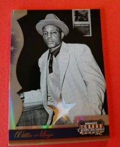 Willie Mays WORN RELIC SWATCH CARD #146/500 SAN FRANCISCO GIANTS METS JERSEY #24 - Picture 1 of 2