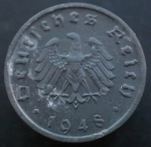 10 Reichspfennig 1948 F - Germany Zinc Coin KM # A104 ALLIED OCCUPATION - #R258 - Picture 1 of 3