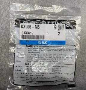 1Bag/2pcs  SMC KXL06-M5 Rotary Fitting  delivery - Picture 1 of 5