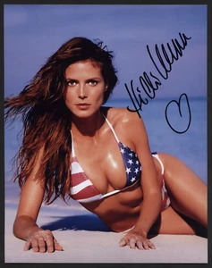 Supermodella HEIDI KLUM in bikini autografo firmato 11x14 foto - PSA # AN59495 - Foto 1 di 2