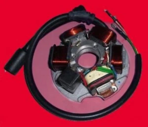 STATORE GENERATORE SUPPORTO BOBINA APE ORIGINALE PIAGGIO 497651 - Foto 1 di 1