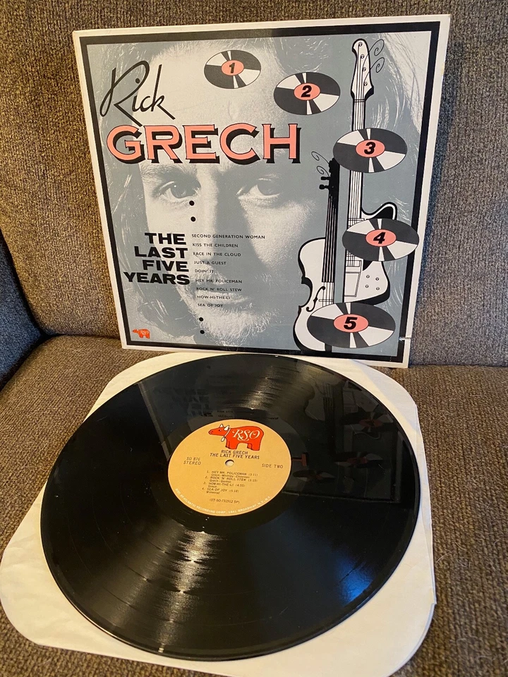 RICK GRECH The Last Five Years 1973 RSO LP SO 876 VG+/EXC- Blind Faith - Image 1 of 1