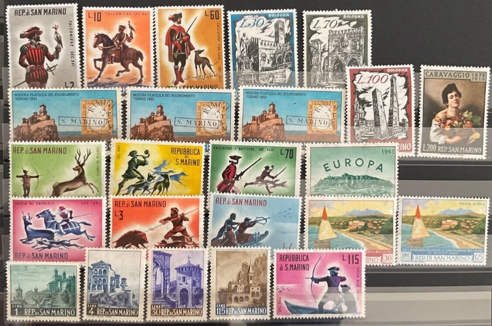 San Marino 1961 annata completa mnh senza posta aerea Foto 1 de 1