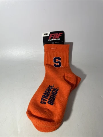 Syracuse University Orange NCAA Socks size Medium 5-10 Cover