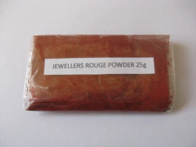 POLISH4 JEWELLERS ROUGE POWDER / 25g~ GOLD~SILVER~JEWELLERY POLISH~POLISHING~METALS 25g