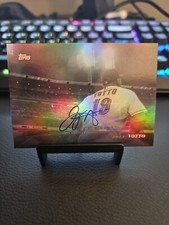 2022 Topps Black and White Joey Votto Rainbow Foil Auto Cincinnati Reds 65A 5/5