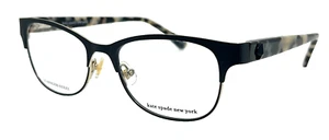 AUTHENTIC & NEW - KATE SPADE - CAROLINA 807 49/16/135 - BLACK EYEGLASSES & CASE - Picture 1 of 4