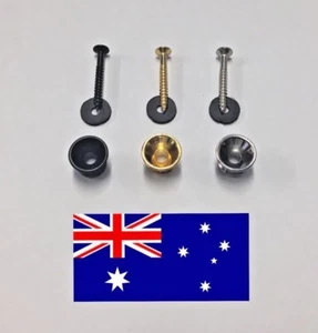 Guitar Strap Button Straplock Lock Endpin End Pins Bass Acoustic Electric Holder - Picture 1 of 9