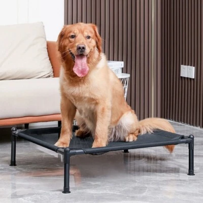 Elevated Pet Bed Dog Cat Folding Pet Camping Bed Dog House Portable Removable US - Image 1 of 4