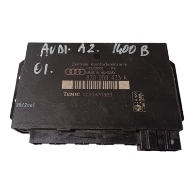 CENTRALINA COMFORT PER AUDI A2 Serie (8Z0) 8Z0959433A AUA Benzina 1390 (00>05) - Immagine 1 di 4