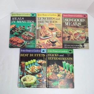Lot of 5 Better Homes & Gardens Creative Cooking Library Cookbooks - Imagen 1 de 11