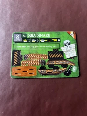 SEA SNAKE South China Seas Pirates Wizkids CSG Pocketmodel - Image 1 of 2