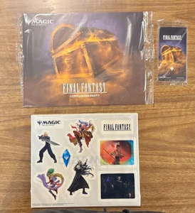 Magic The Gathering Final Fantasy Commander Party Official Promo MTG Poster Set - Picture 1 of 2