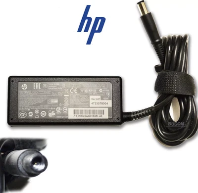 Original HP Akku  Netzteil Ladegerät AC Adapter 7.4mm * 5.0mm mit Pin in - Bild 1 von 2