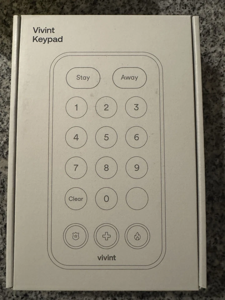 Vivint Wireless Keypad Alarm System VS-KPAD01-001 New In Box - Image 1 of 1