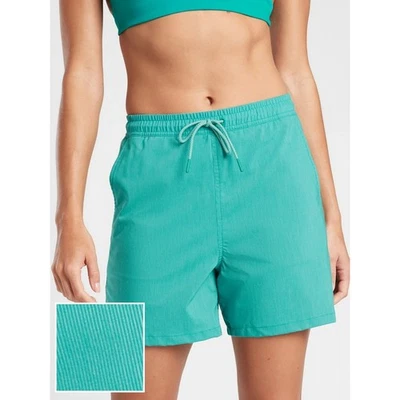 Athleta Marin 5" Board Shorts Womens XS Green Swim Shorts - Image 1 of 4